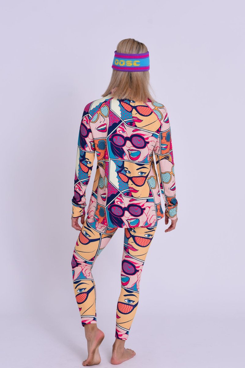 Baselayer Top - Comic Book Candy Women's - OOSC Clothing