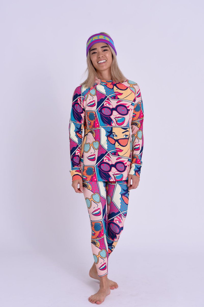 Baselayer Top - Comic Book Candy Women's - OOSC Clothing