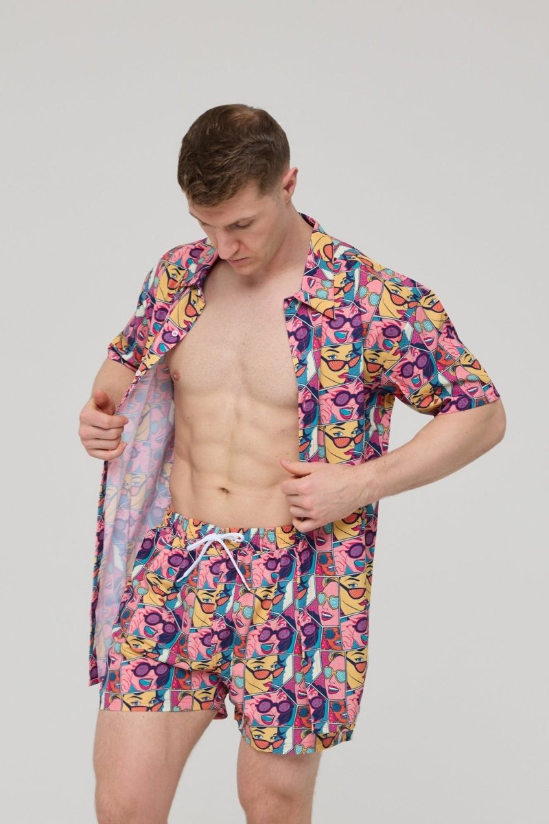 Comic Book Candy Men's Short Sleeve Shirt - OOSC Clothing