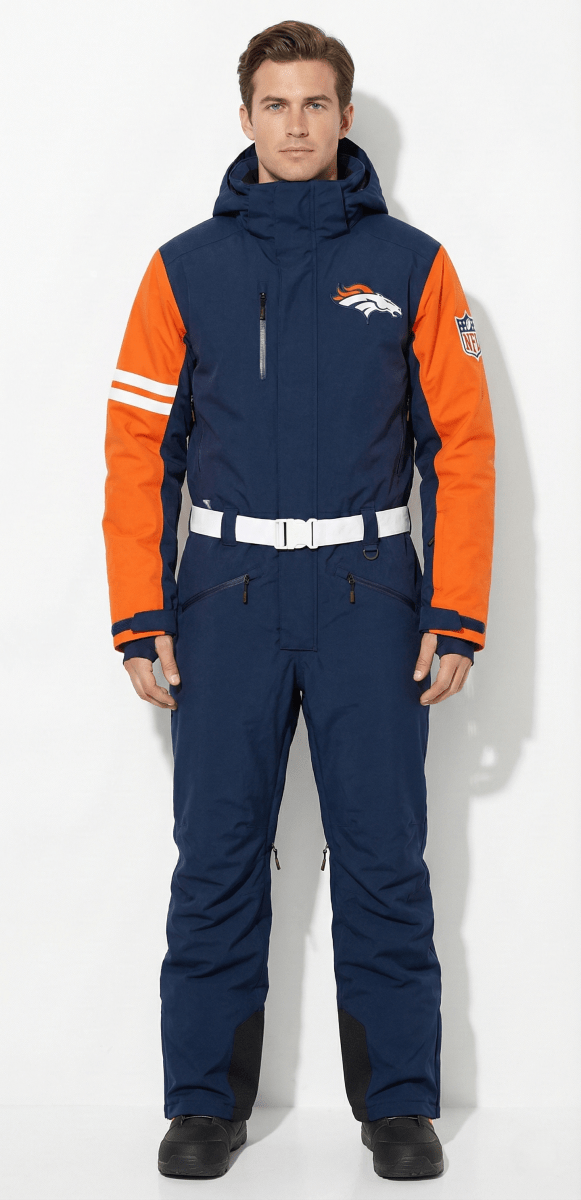 Denver Broncos Men's Ski Suit - OOSC Clothing