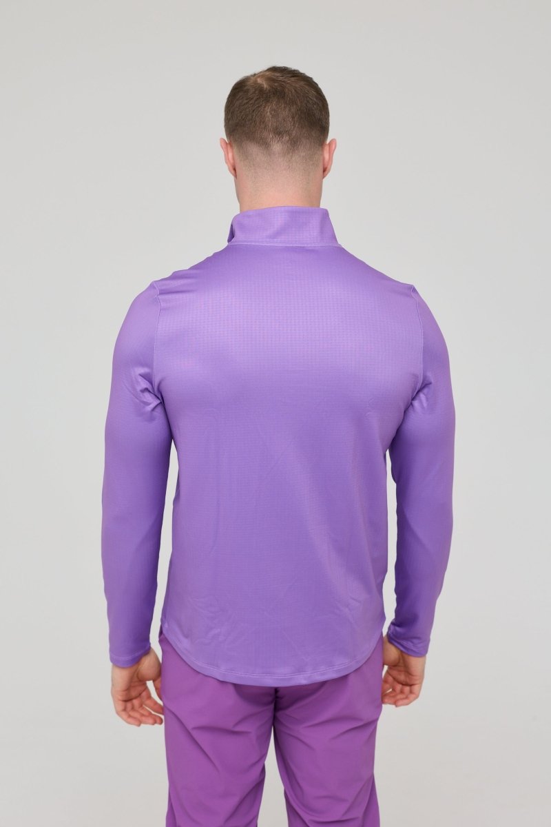 Elite Activewear 1/4 Zip Top - Purple - OOSC Clothing