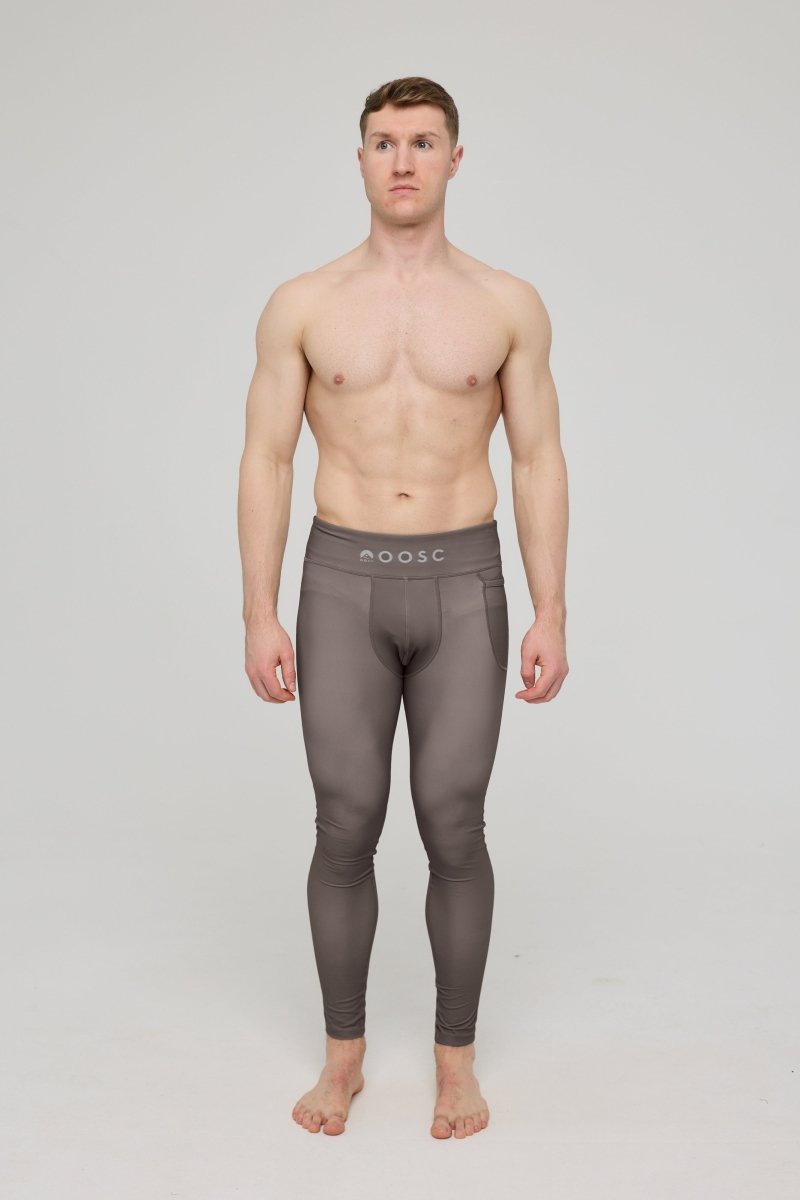 Elite Activewear Leggings - Khaki - OOSC Clothing