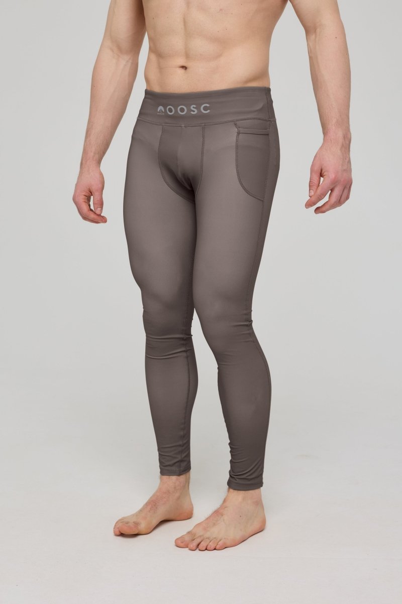 Elite Activewear Leggings - Khaki - OOSC Clothing