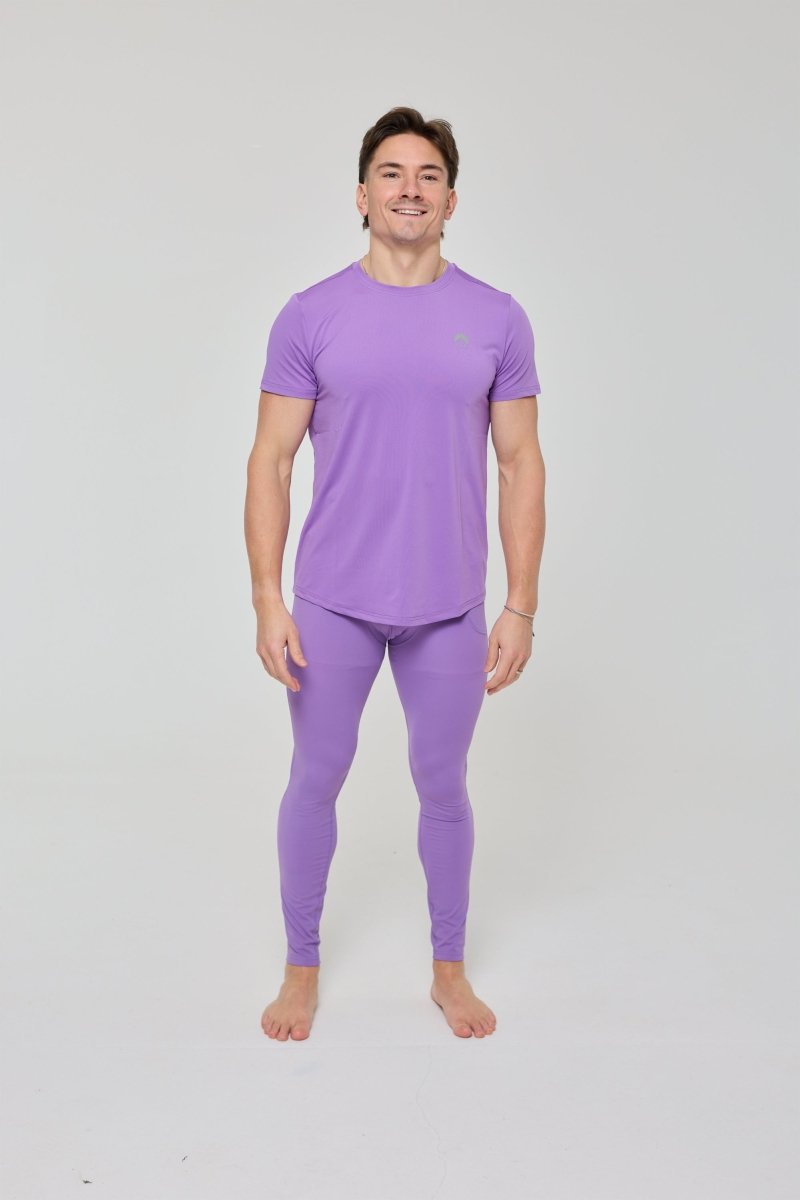Elite Activewear Leggings - Purple - OOSC Clothing