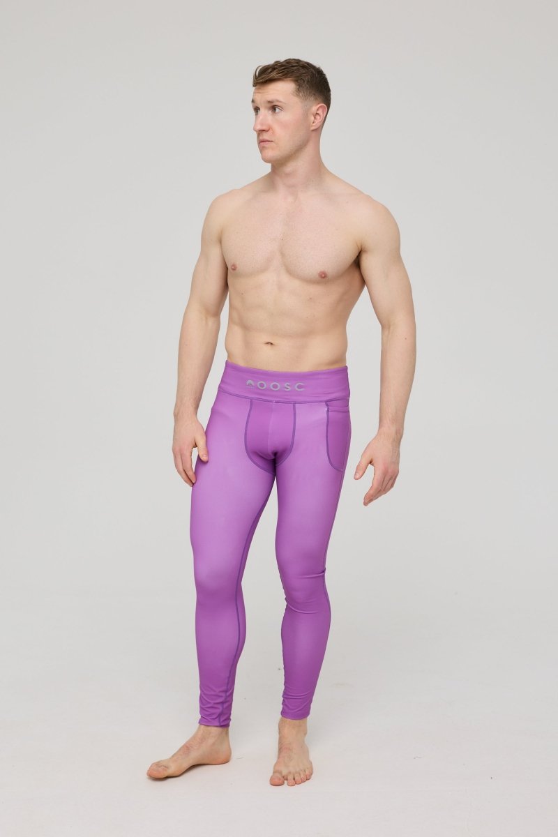 Elite Activewear Leggings - Purple - OOSC Clothing