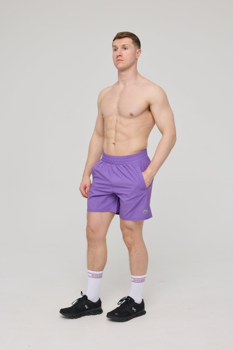 Elite Activewear Shorts - Purple - OOSC Clothing