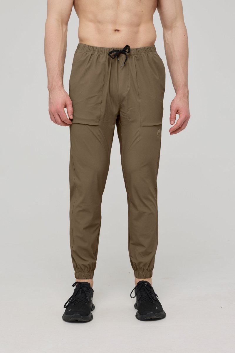 Elite Everyday Activewear Joggers - Khaki - OOSC Clothing