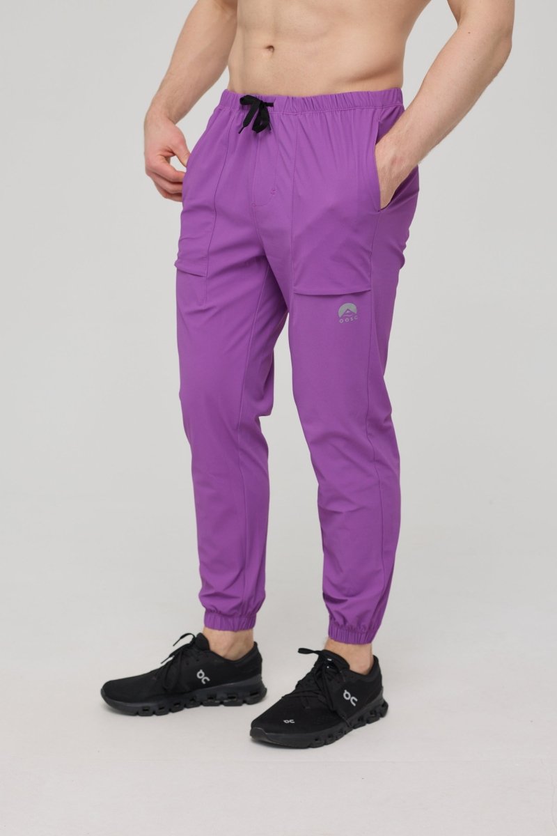 Elite Everyday Activewear Joggers - Purple - OOSC Clothing