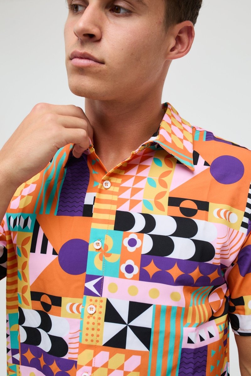 Endless Summer Men's Short Sleeve Shirt - OOSC Clothing