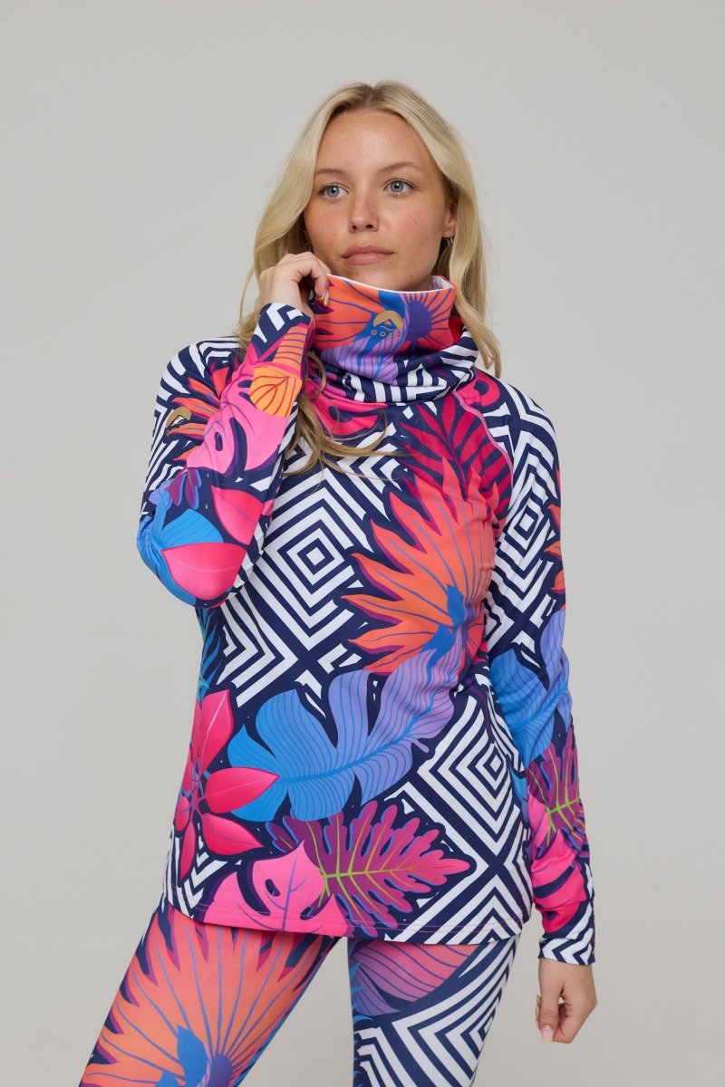 High Neck Baselayer Top Big Poppa - Women's - OOSC Clothing