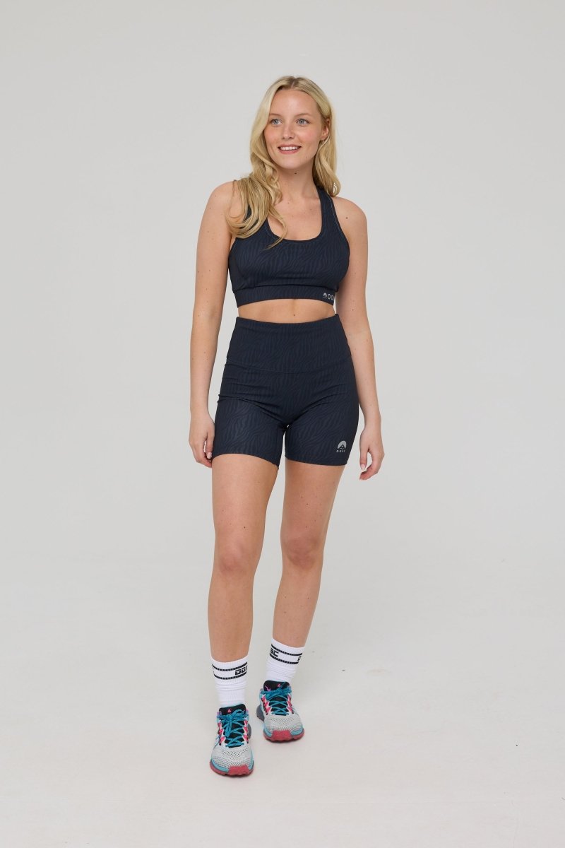 High Support Elite Crossback Sports Bra - Black Tiger - OOSC Clothing