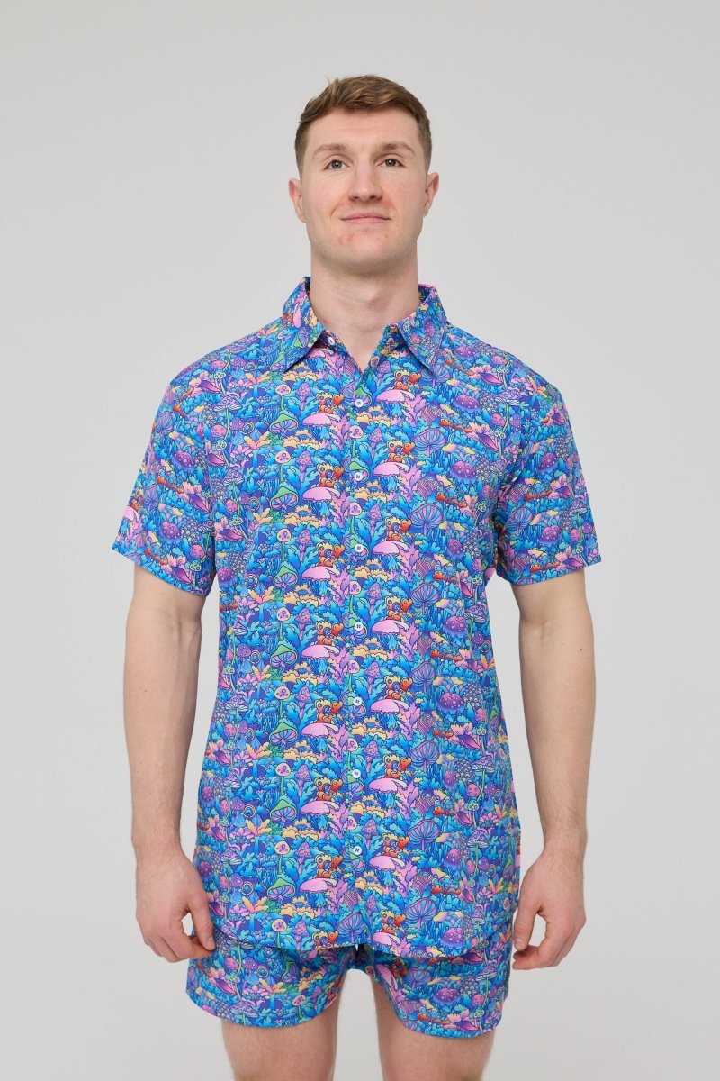 How High Men's Short Sleeve Shirt - OOSC Clothing