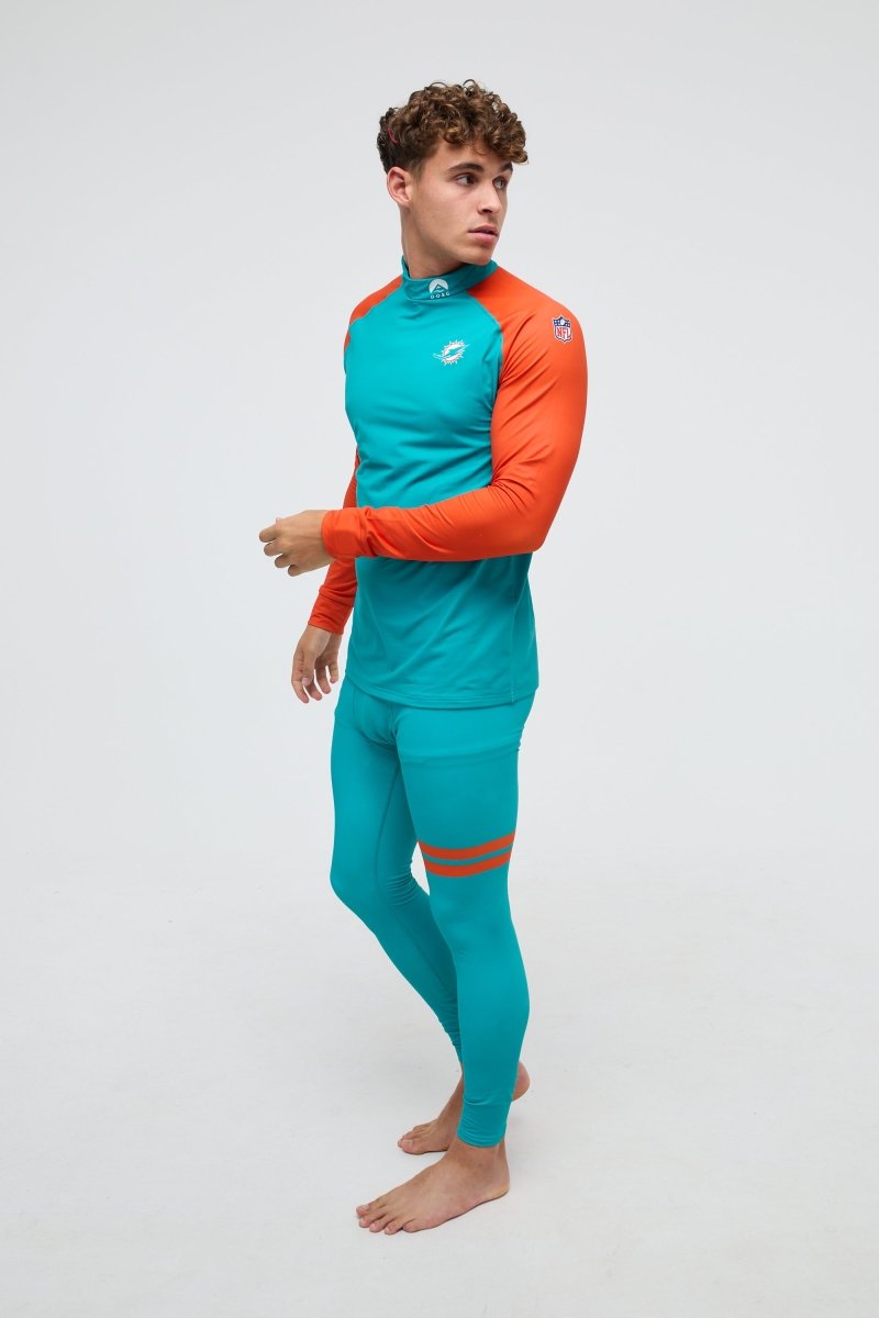 Miami Dolphins - OOSC X NFL Baselayer Top Men's - OOSC Clothing