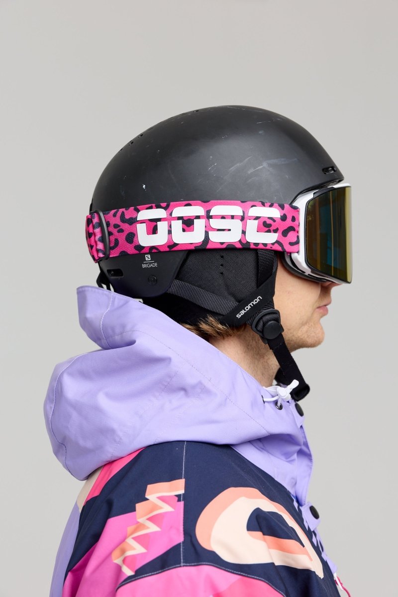 OOSC Boldsight® Ski & Snowboard Goggles - Pink Leopard Print
