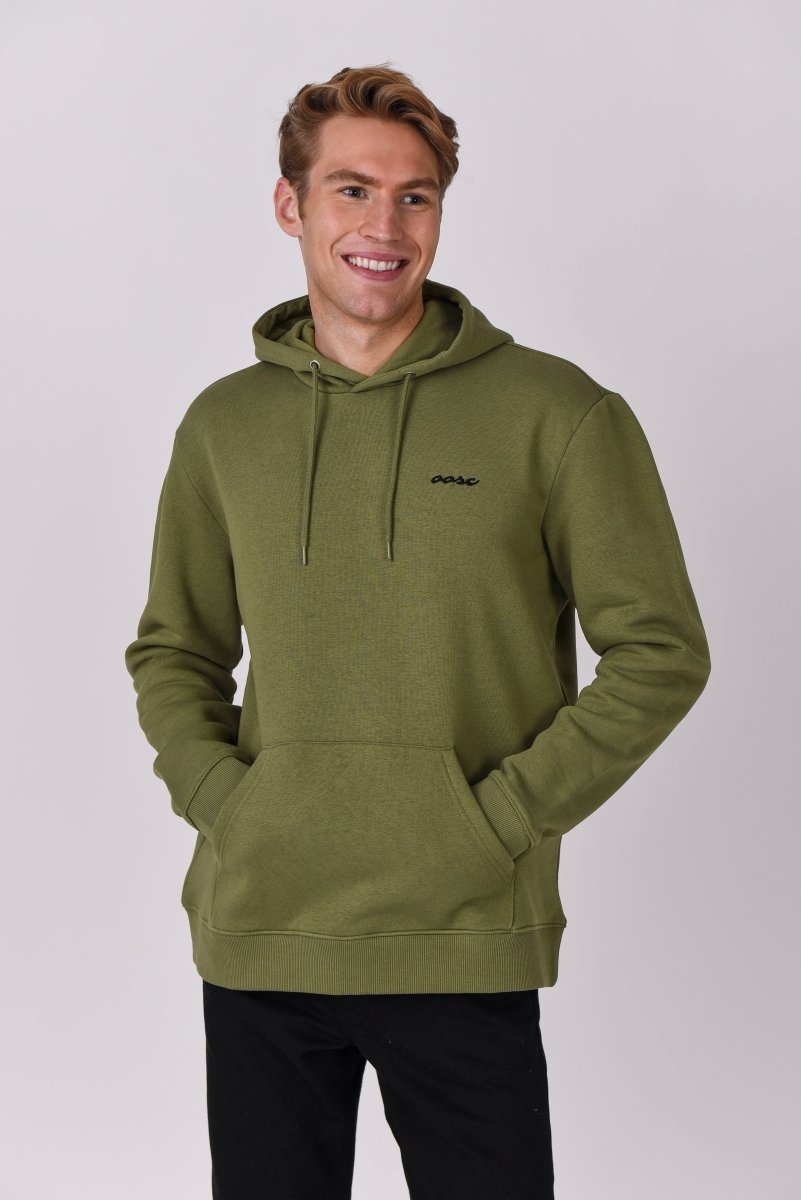 Powder Club Hoodie Khaki - OOSC Clothing