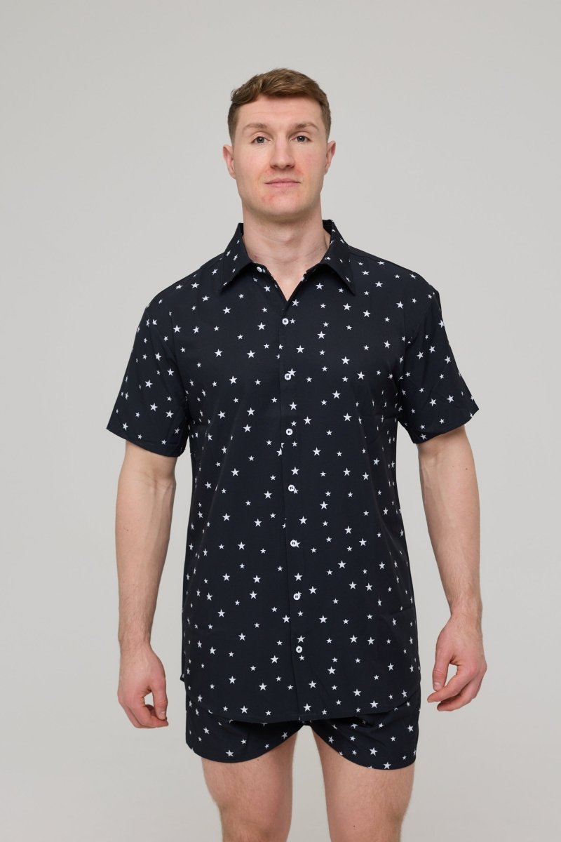 Shining Star Men's Short Sleeve Shirt - OOSC Clothing