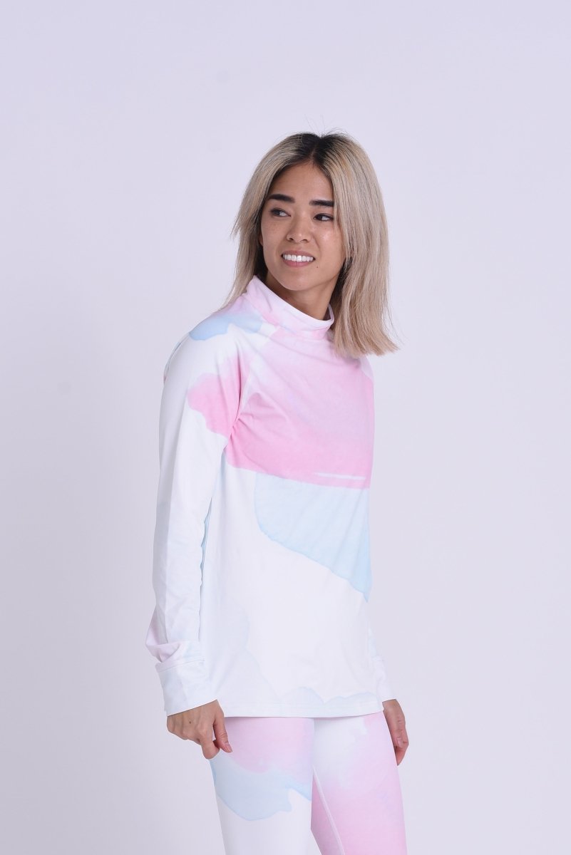 Watercolour Womens Baselayer Top - OOSC Clothing