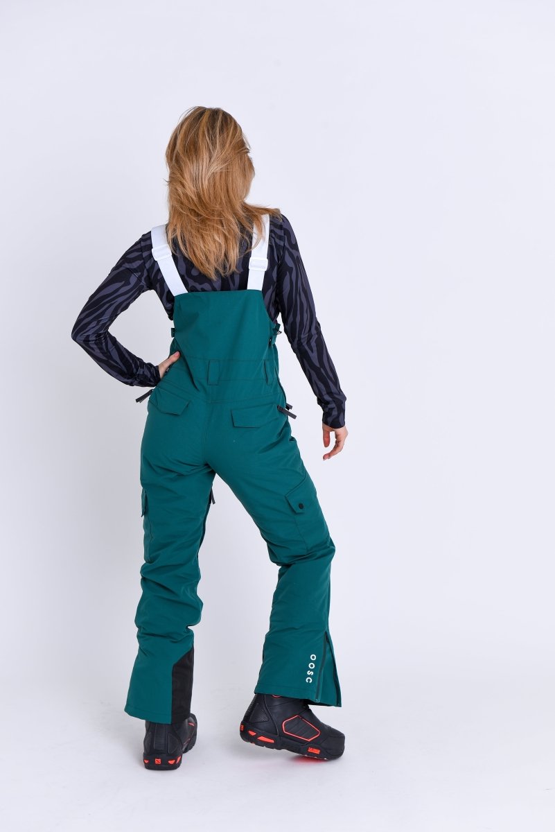 Yeh Girl Bib Pant - Forest Green - OOSC Clothing