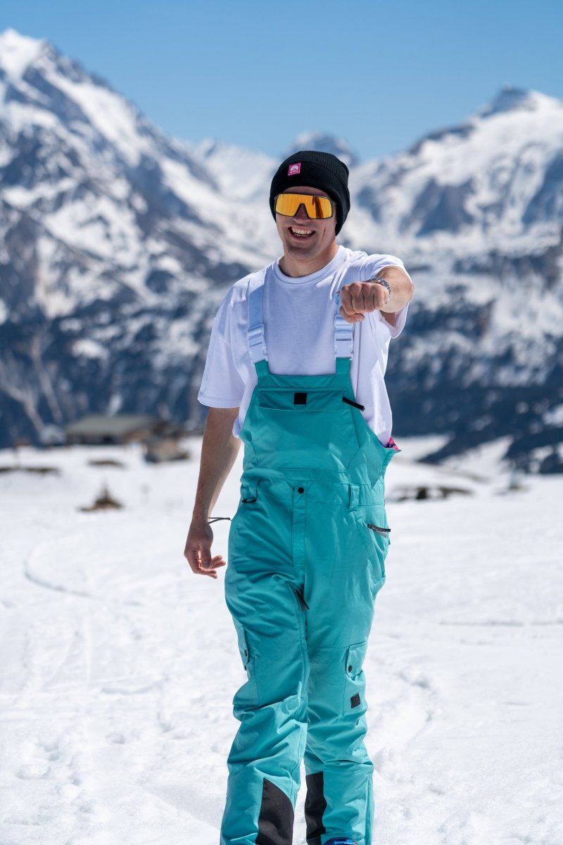 Yeh Man Bib Pant - Aqua - OOSC Clothing