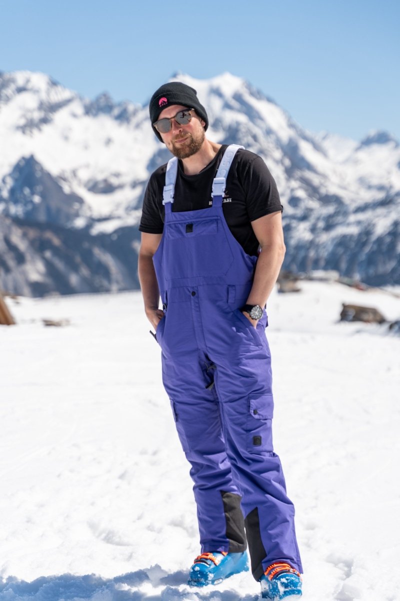 Yeh Man Bib Pant - Purple - OOSC Clothing