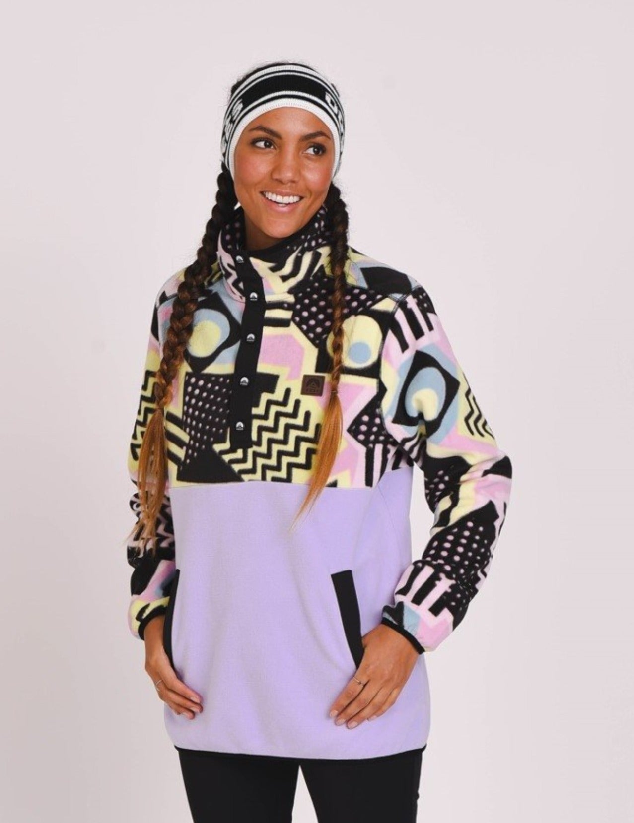 Saved By The Bell Fleece Purple - Women's