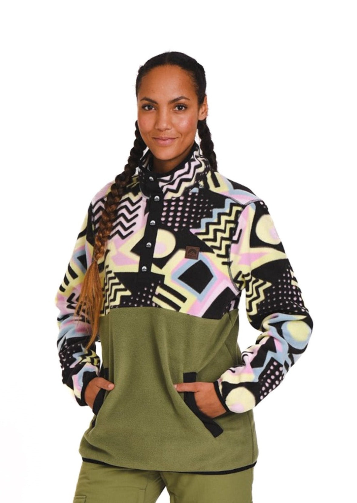 Saved By The Bell Fleece Khaki - Women's