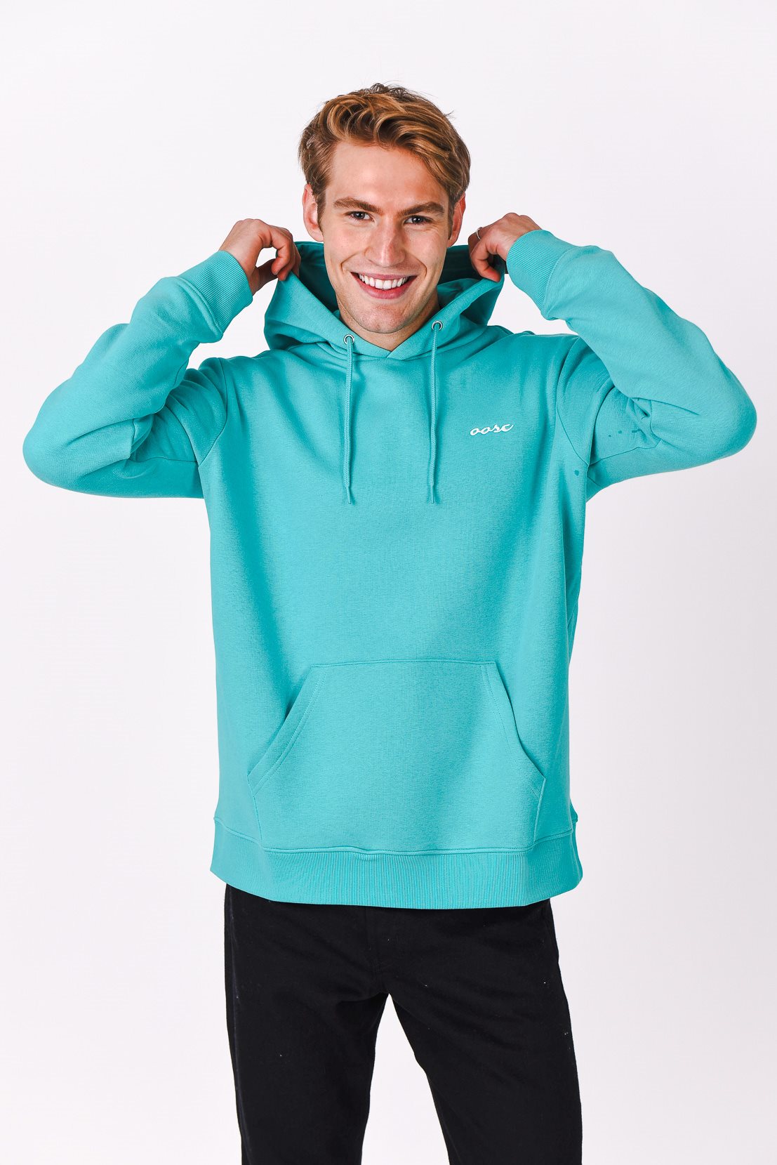 Powder Club Hoodie - Aqua