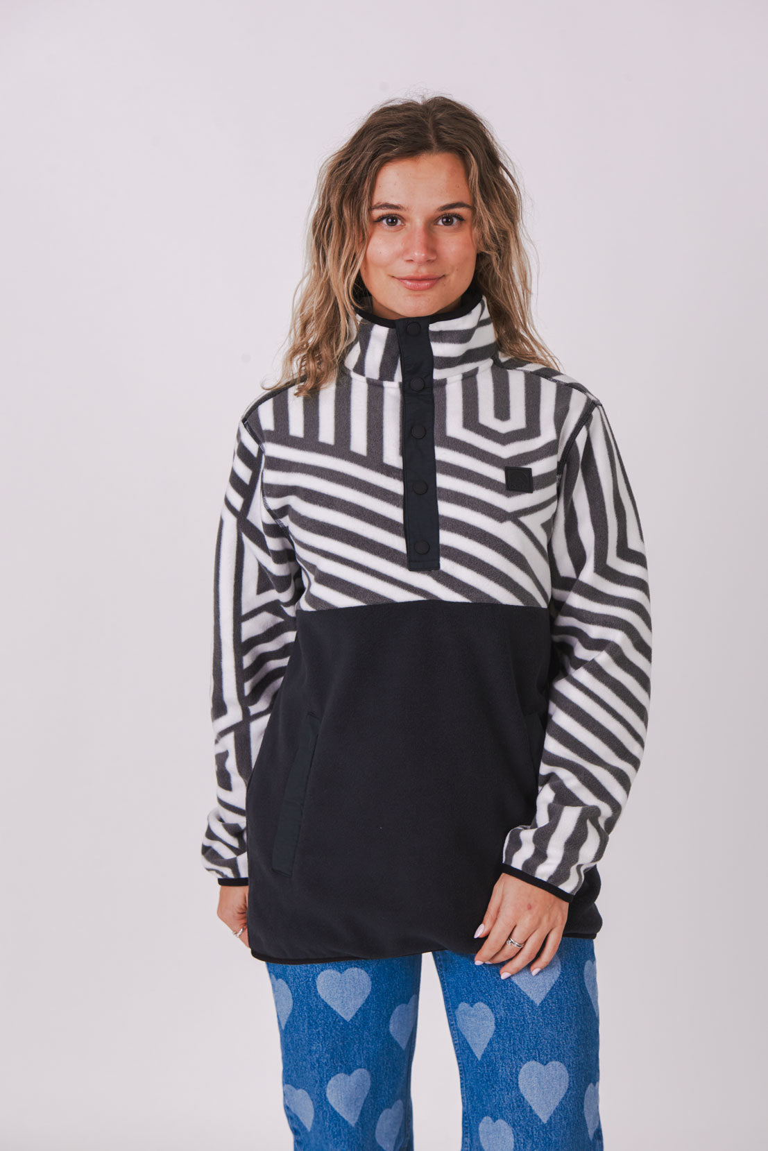Fall Line Fleece Black - Women's