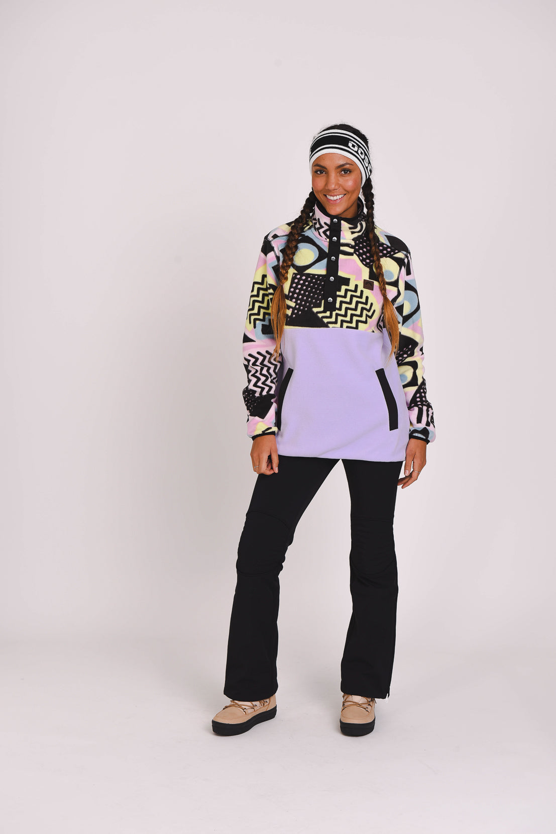 Saved By The Bell Fleece Purple - Women's