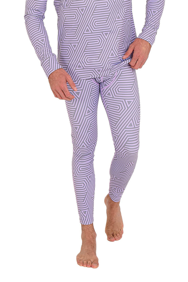 Fall Line Purple & Grey Mens Baselayer Pant