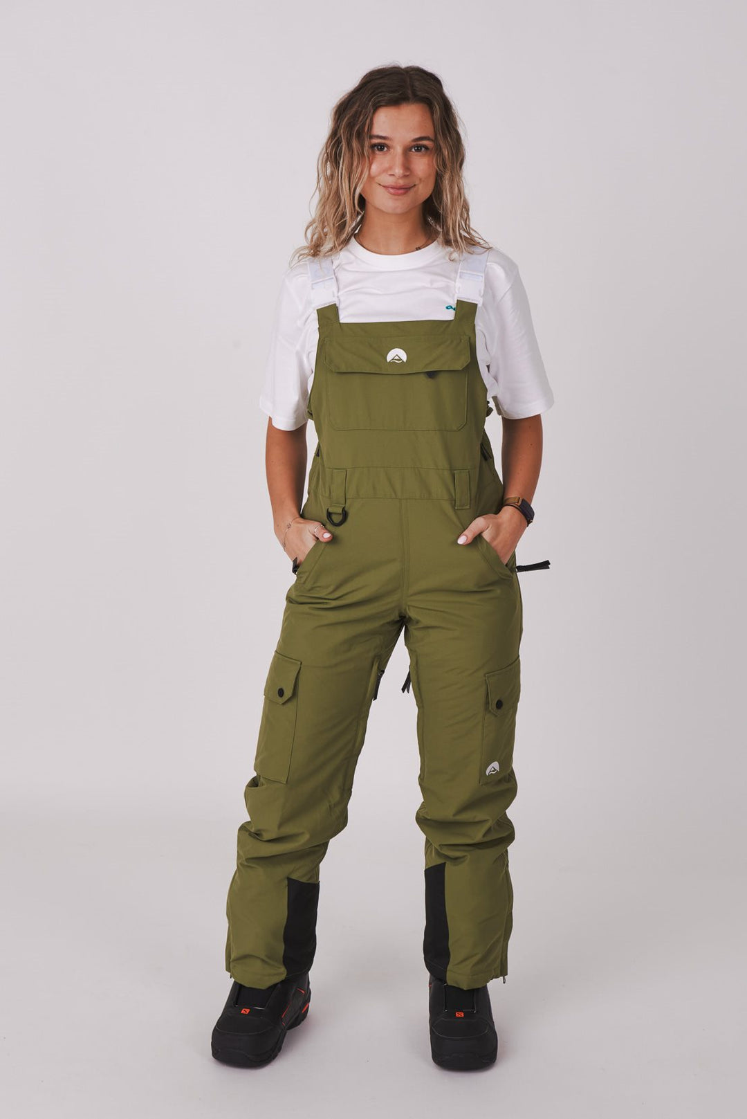 Yeh Girl Bib Pant Khaki