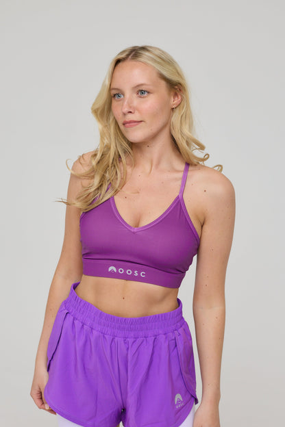 Medium Support Infinite Sports Bra - Purple