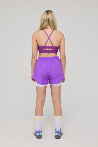 Medium Support Infinite Sports Bra - Purple