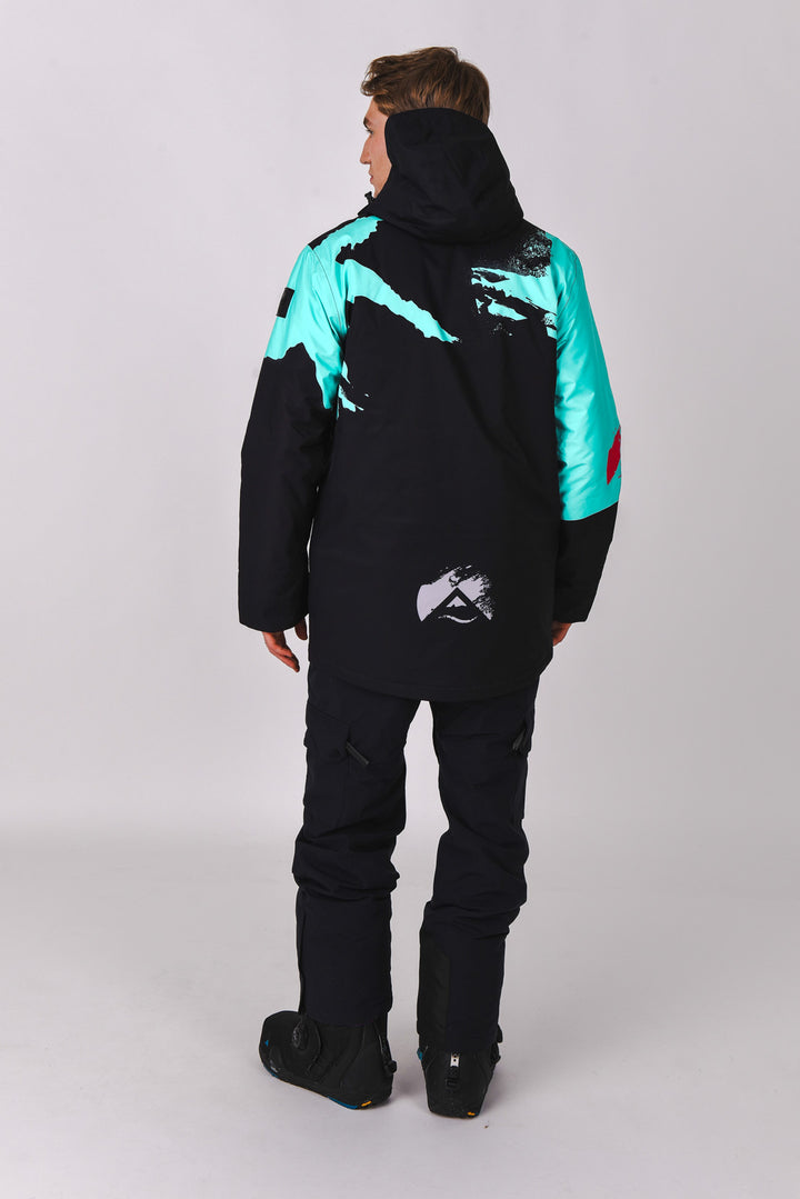 Afterparty Jacket Black & Mint Men's