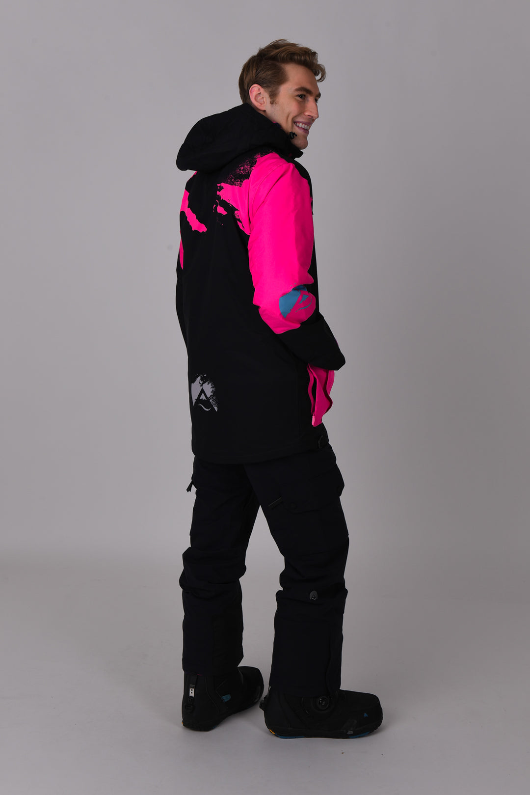 Afterparty Jacket Black & Pink Men's