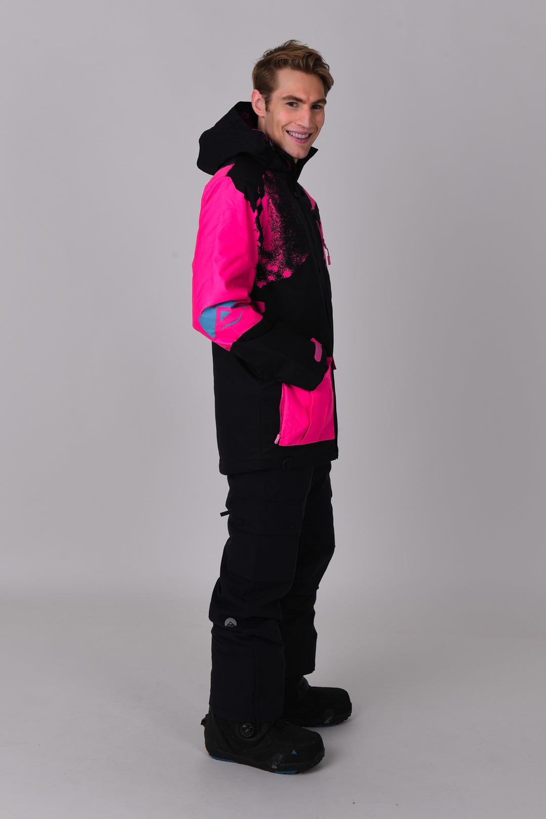 Afterparty Jacket Black & Pink Men's