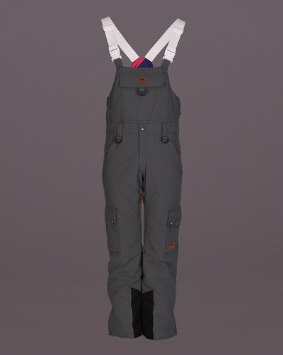 Yeh Man Men's Ski & Snowboard Bib Pant - Grey