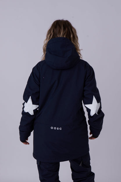 Yeh Girl Ski & Snowboard Jacket - Katie Ormerod Black Stars Signature line