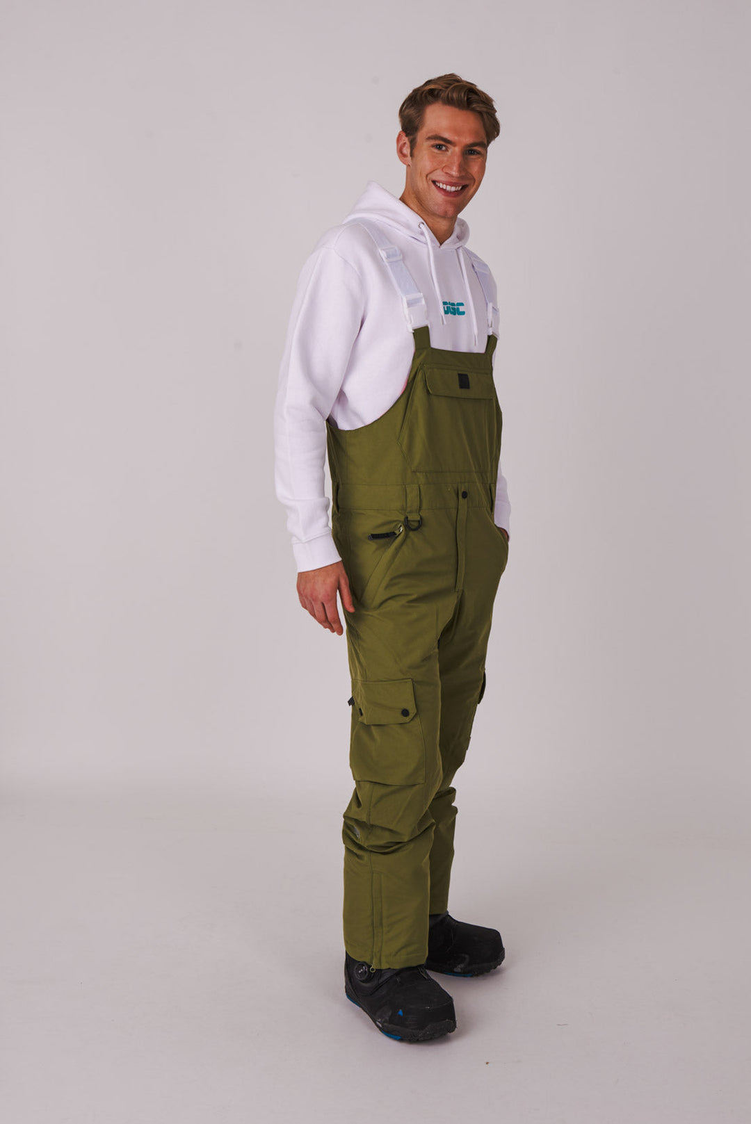 Yeh Man Ski & Snowboard Bib Pant - Khaki