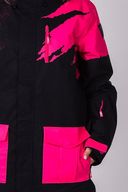 Afterparty Jacket Black & Pink - OOSC Clothing