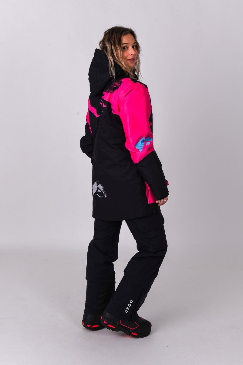 Afterparty Jacket Black & Pink - OOSC Clothing