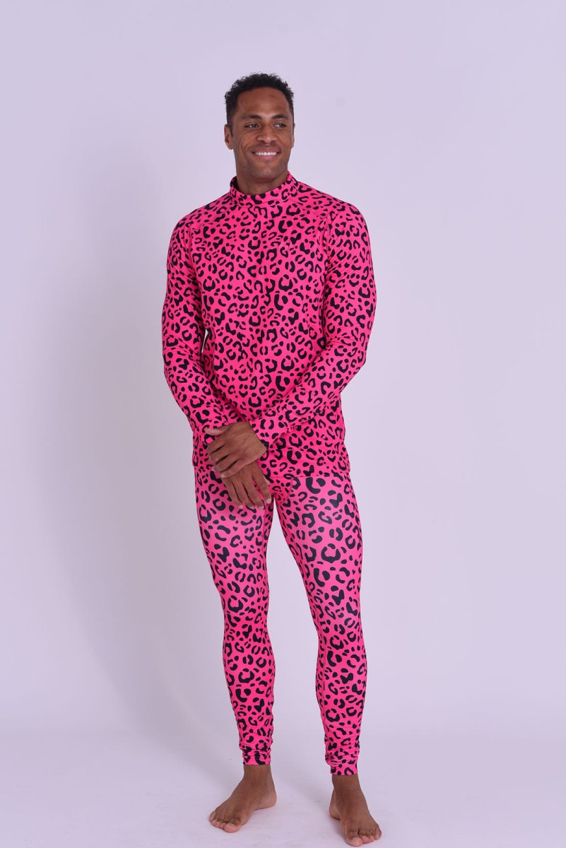 Baselayer Pant - Hotel California Pink Leopard Men's - OOSC Clothing