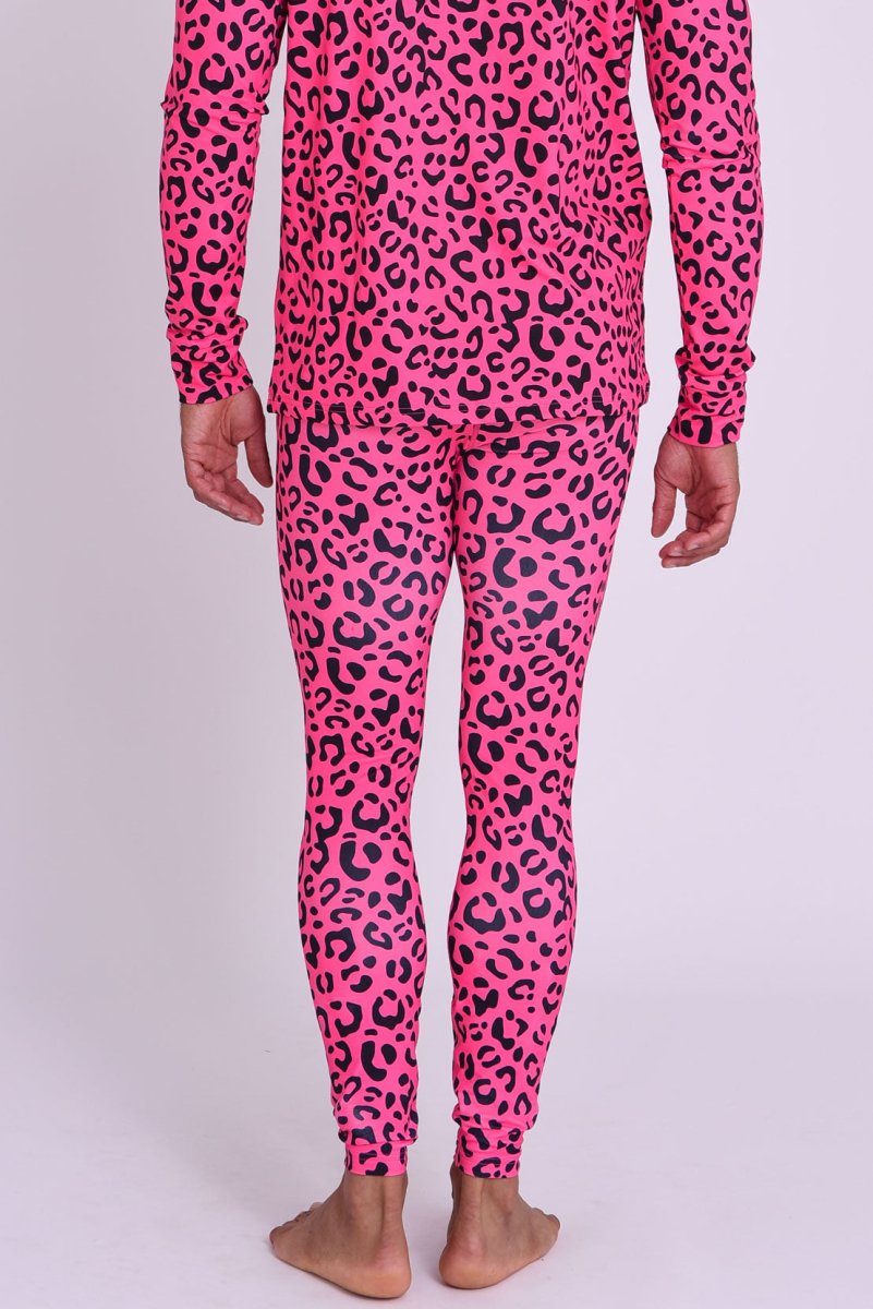 Baselayer Pant - Hotel California Pink Leopard Men's - OOSC Clothing