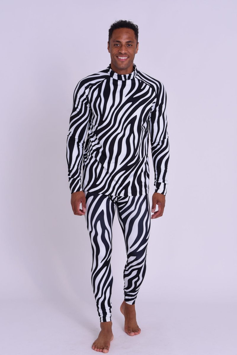 Baselayer Pant - Hotel California Zebra Print Men's - OOSC Clothing