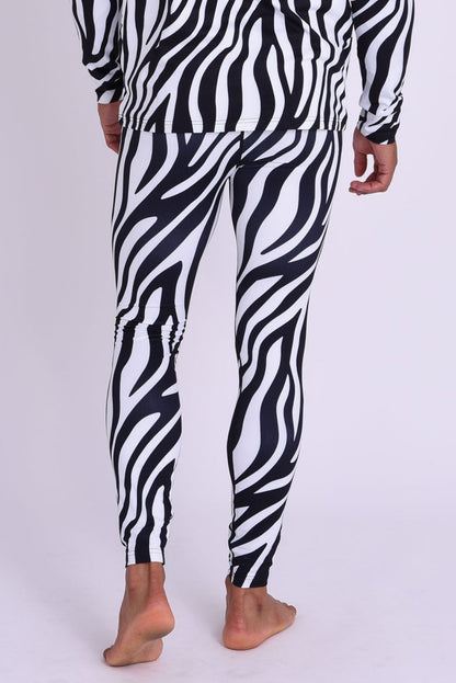 Baselayer Pant - Hotel California Zebra Print Men's - OOSC Clothing