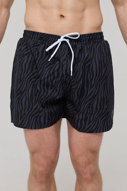 Black Tiger Men's Swim Shorts - OOSC Clothing