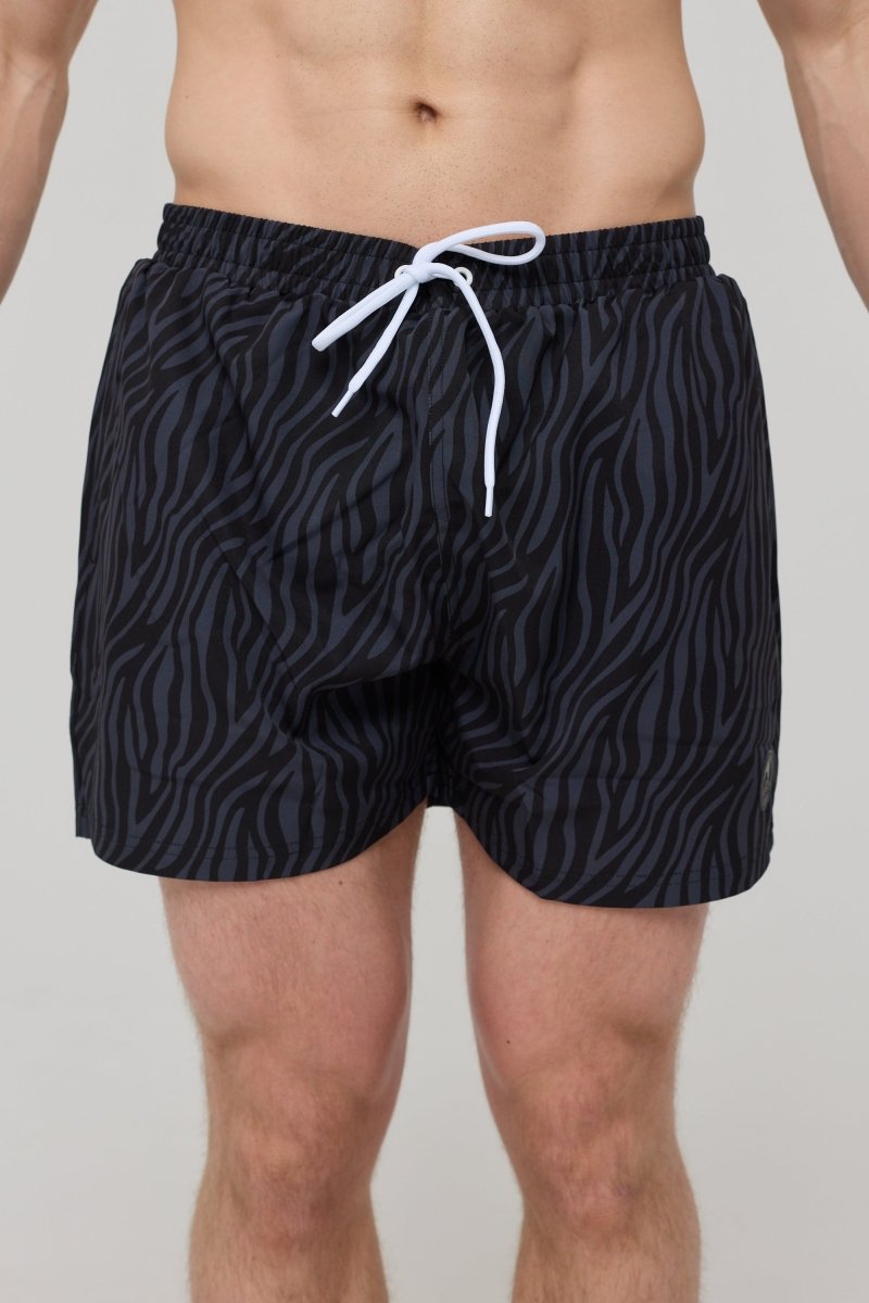 Black Tiger Men's Swim Shorts - OOSC Clothing