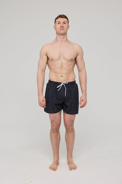 Black Tiger Men's Swim Shorts - OOSC Clothing