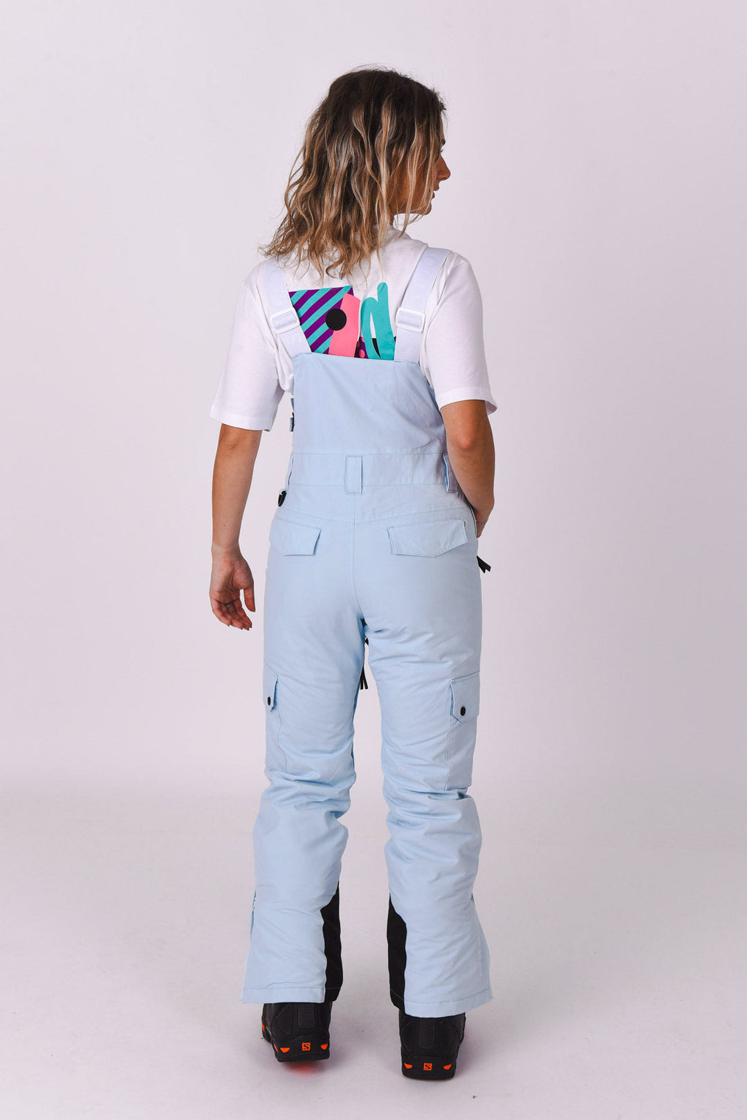 Yeh Girl Bib Pant Ice Blue