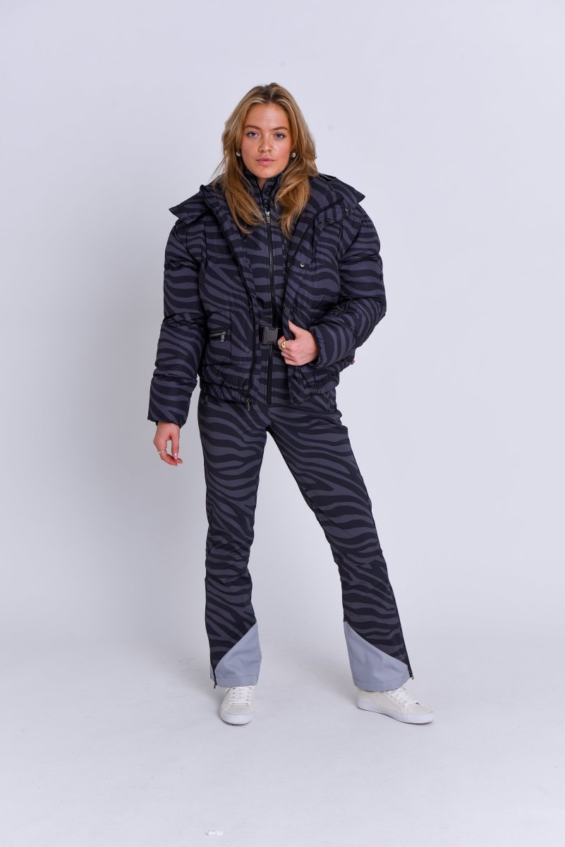 Chic Puffer Jacket - Black Tiger - OOSC Clothing